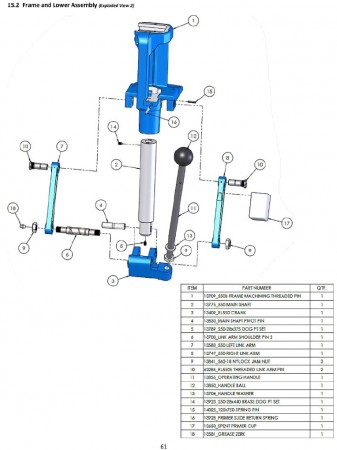 RL550 Frame and Lower Assembly ny